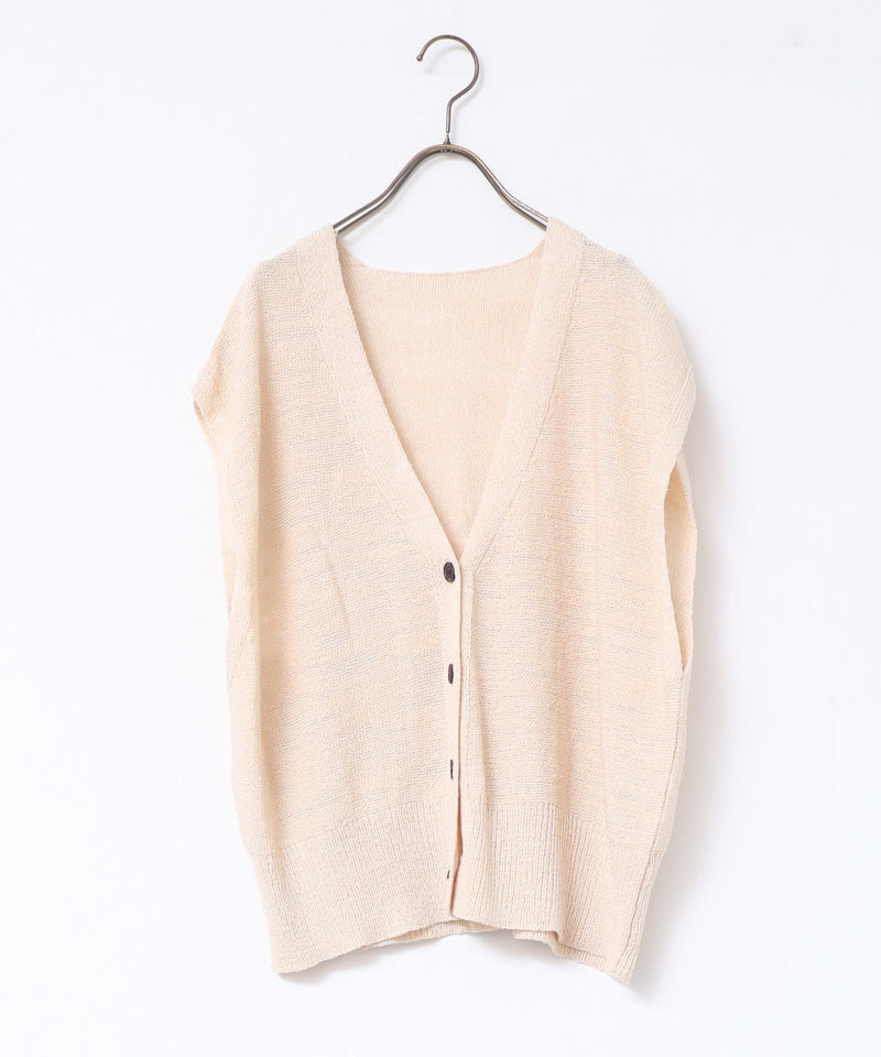 Dhal Wool Ester V Vest Cutsew 強燃天竺 サイズS - トップス