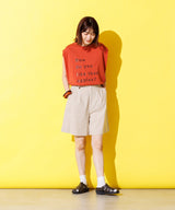 リネンブレンドショートパンツ