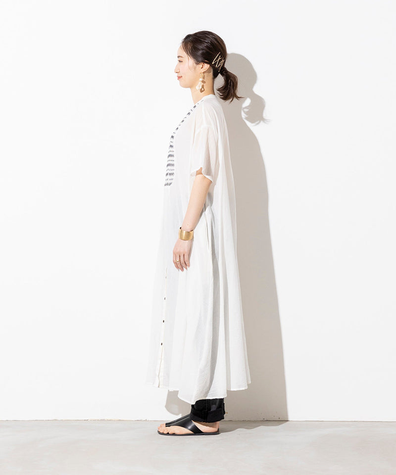 【MADE IN INDIA】シャツワンピース