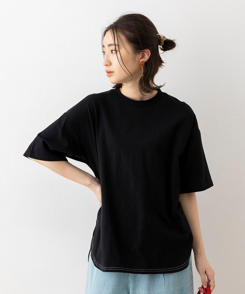 【WEB限定】シンプルにざっくり着たい、オーバーサイズ 半袖Tシャツ