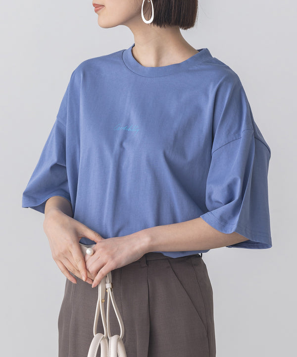 【WEB限定】ロゴプリント オーバー半袖Tシャツ