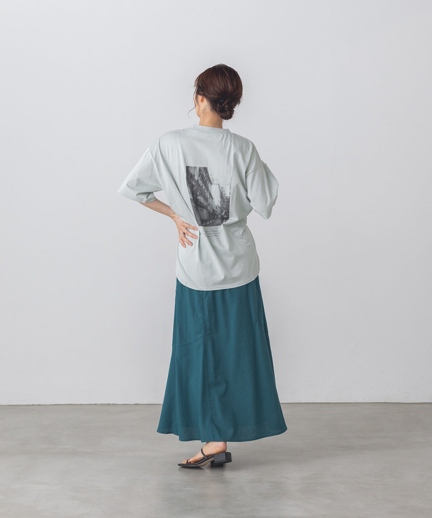 【WEB限定】バックプリント オーバー半袖Tシャツ